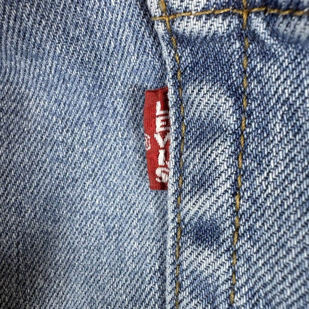 Levi's 514 Straight Fit Jeans Mens 40x32 Blue Denim Premium Casual Classic - Picture 9 of 13
